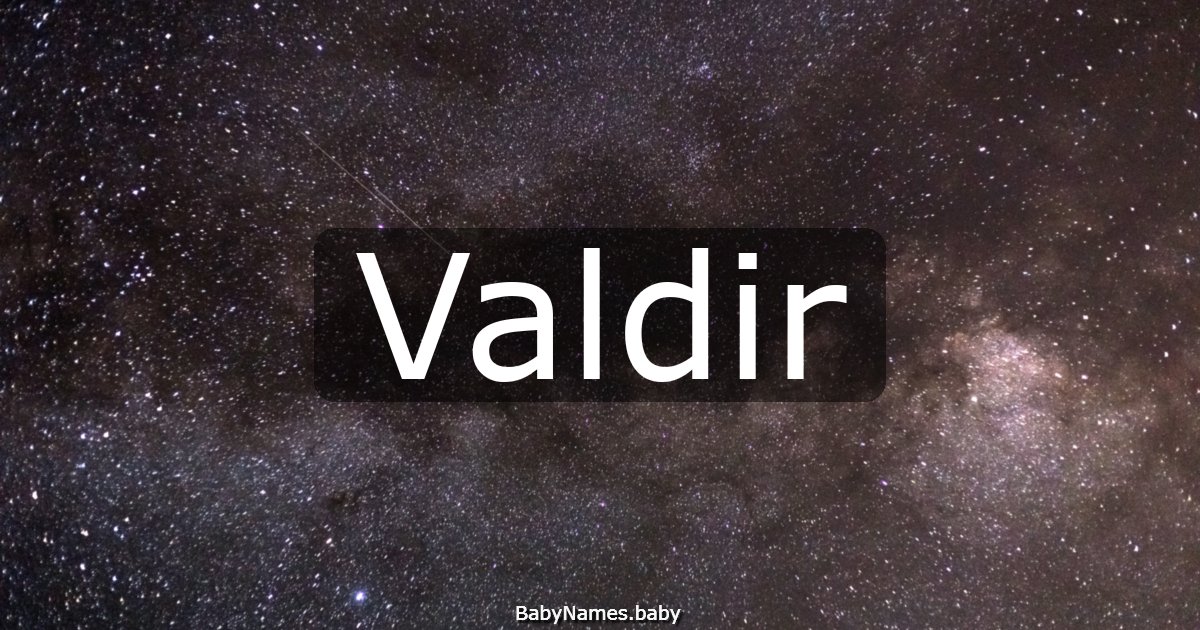 Valdir