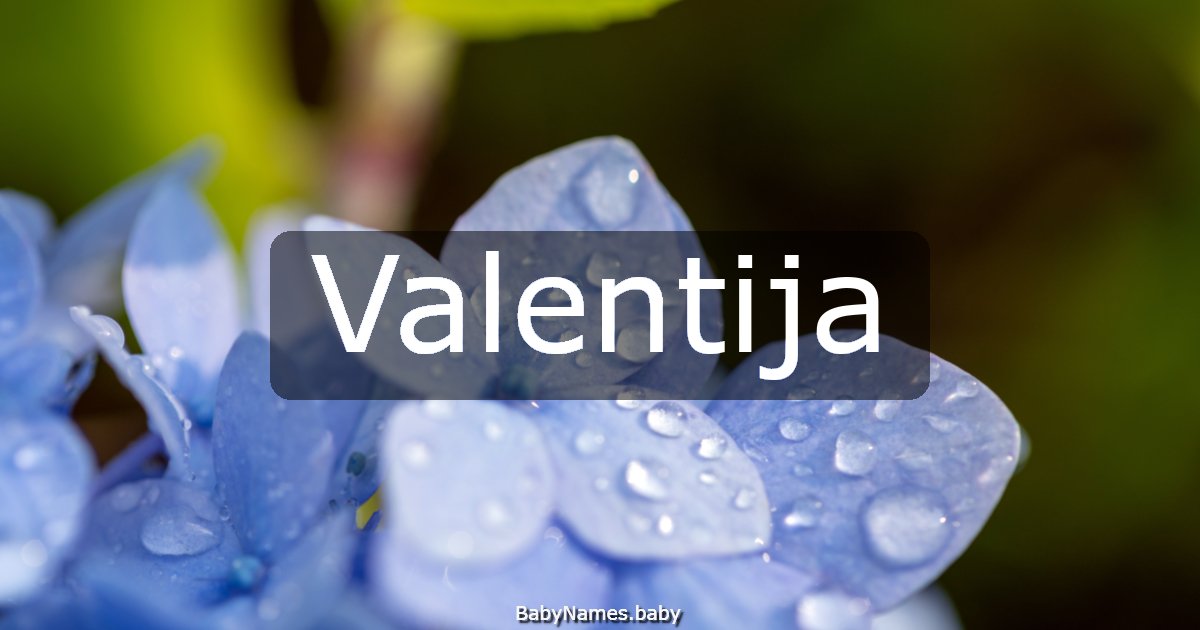 Valentija