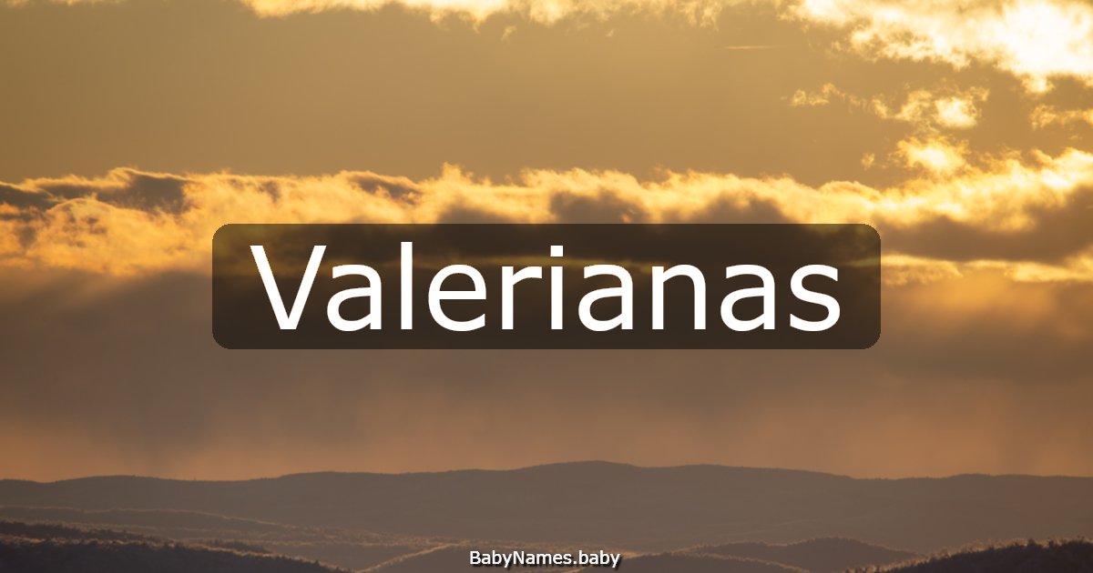 Valerianas