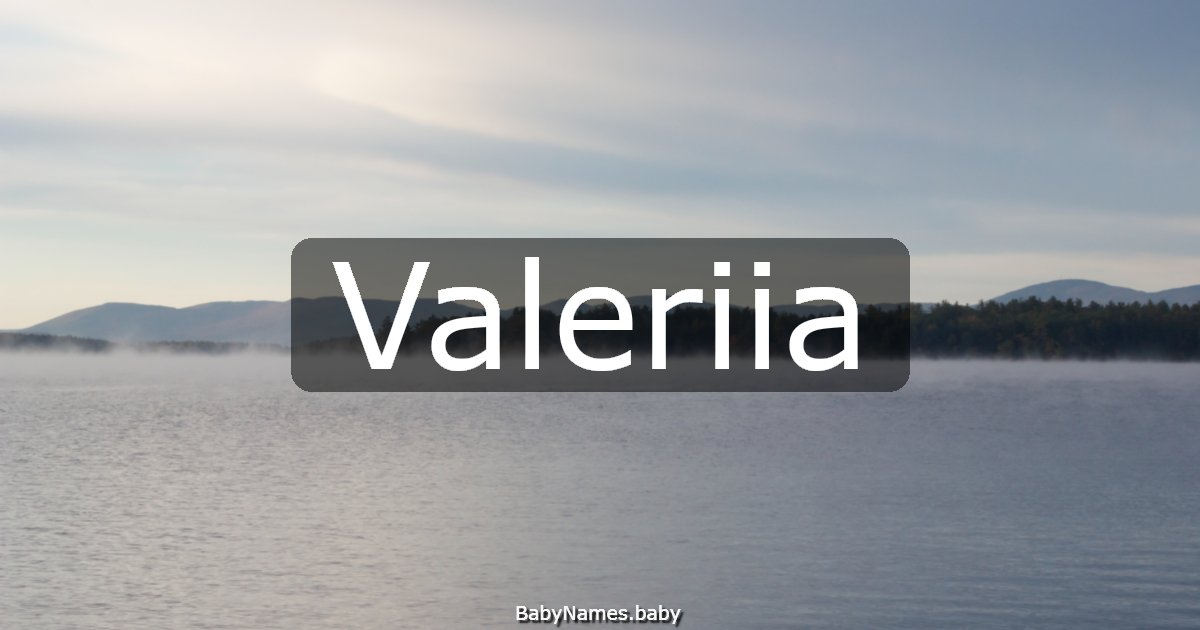 Valeriia