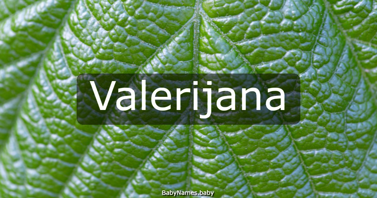 Valerijana