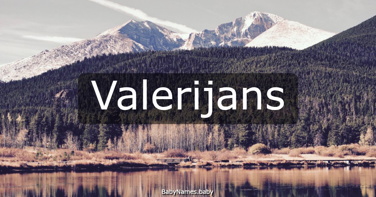 Valerijans