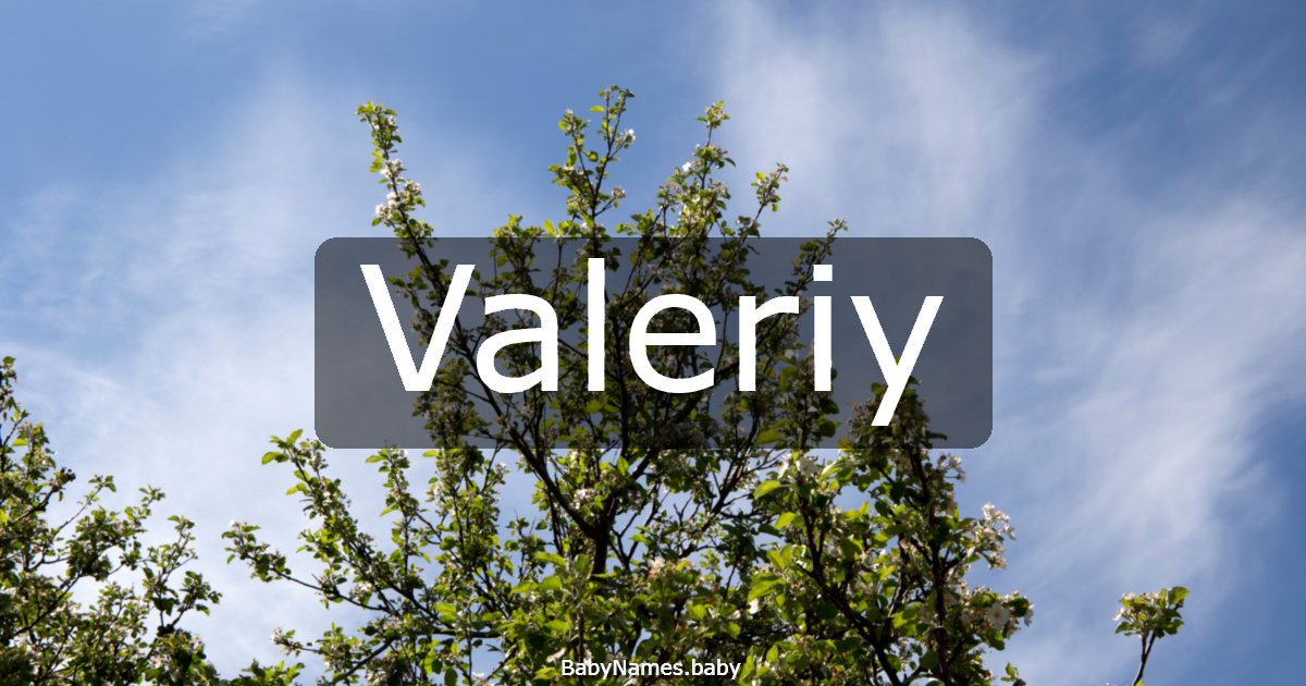 Valeriy