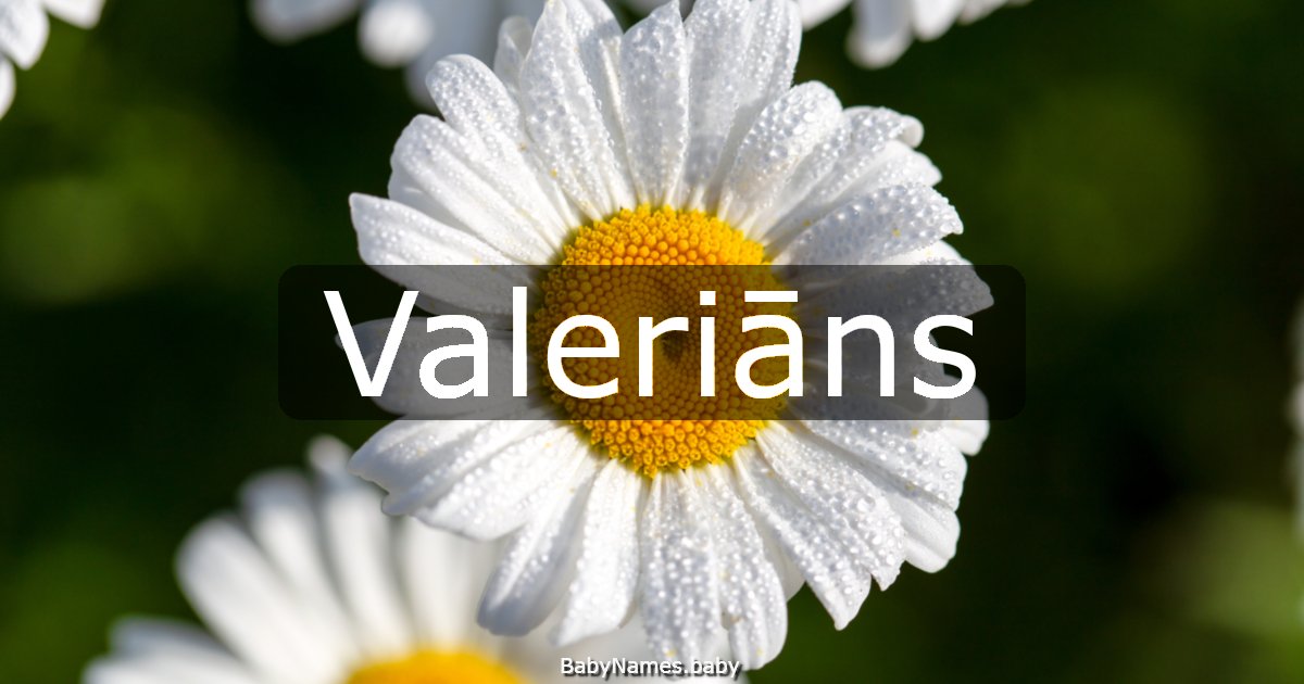 Valeriāns
