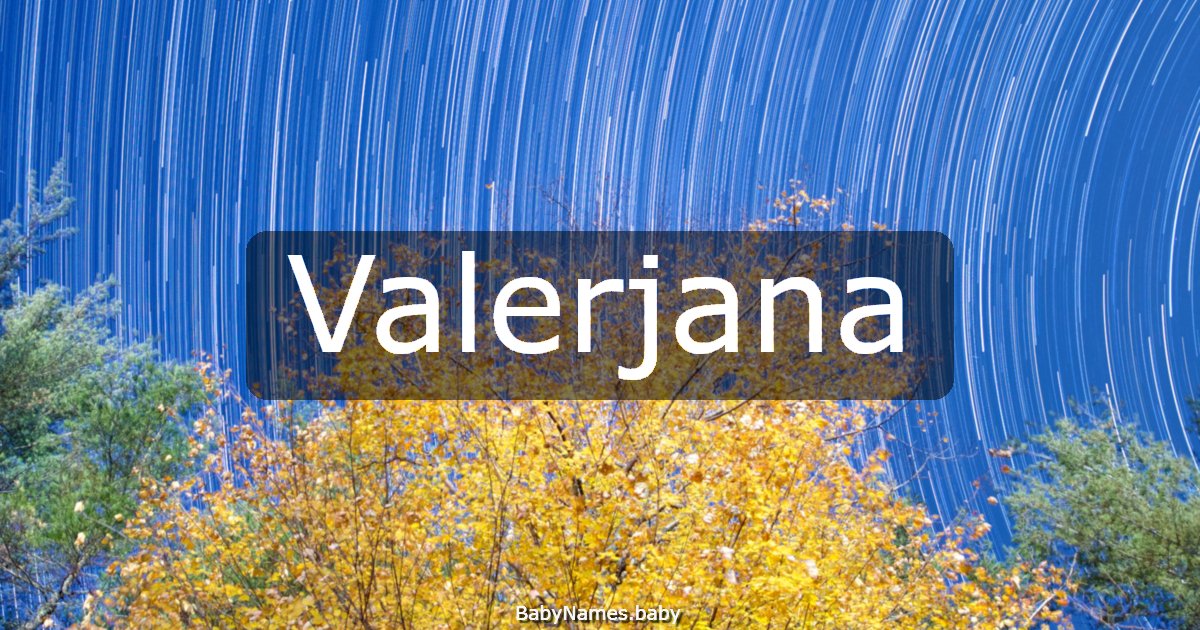 Valerjana