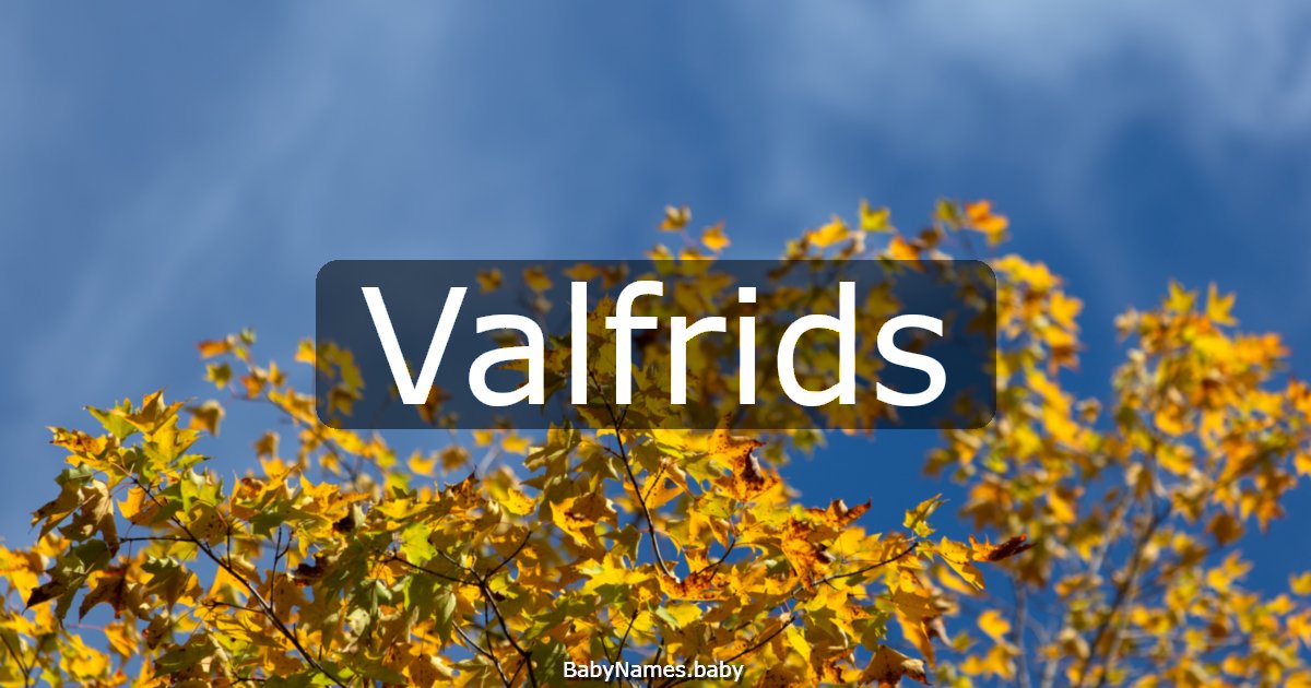 Valfrids
