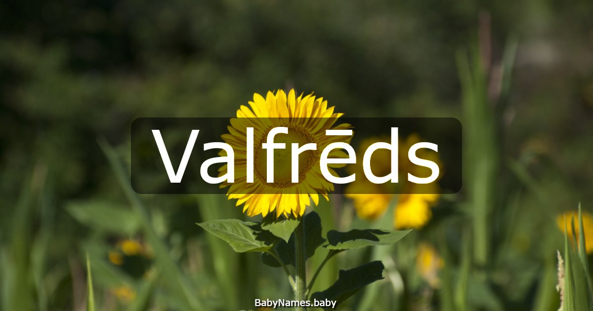 Valfrēds