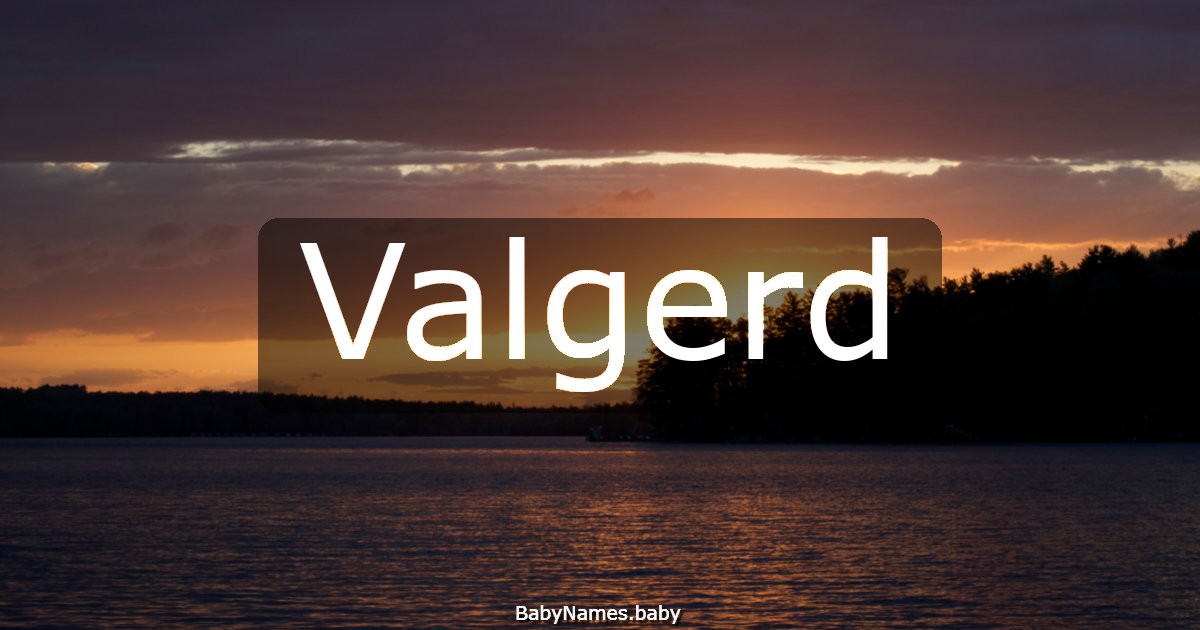 Valgerd