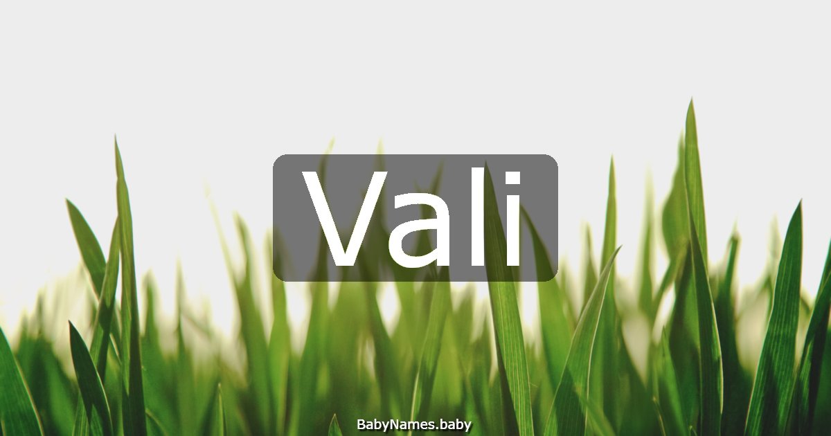 Vali