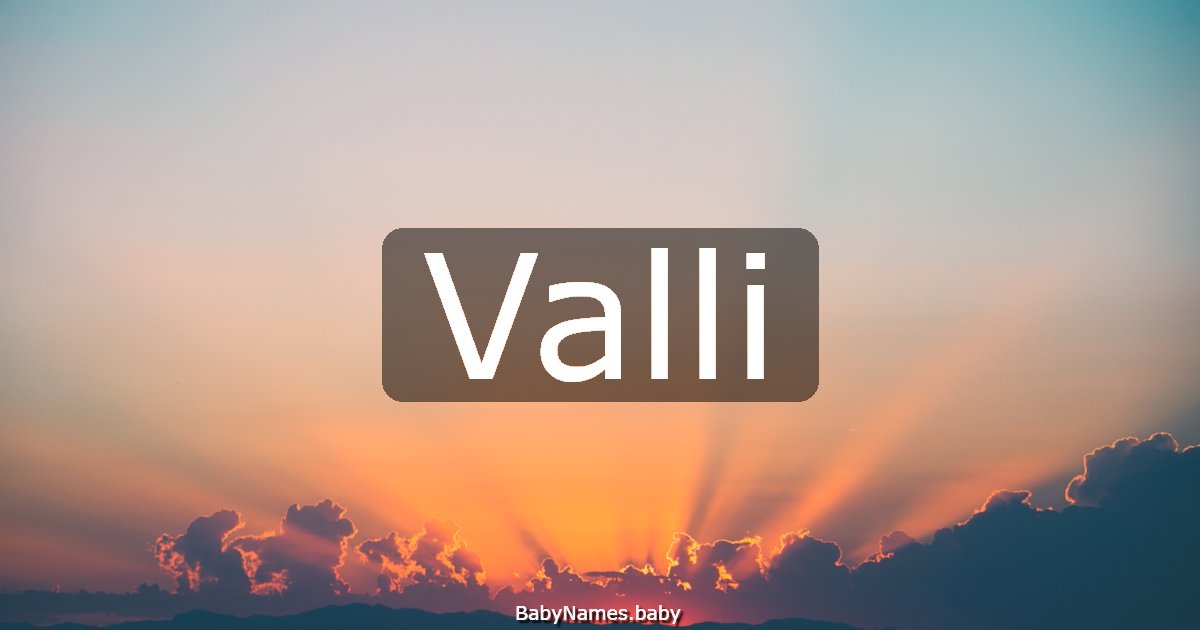 Valli