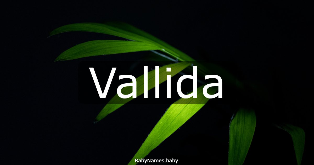 Vallida