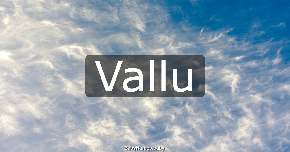 Vallu
