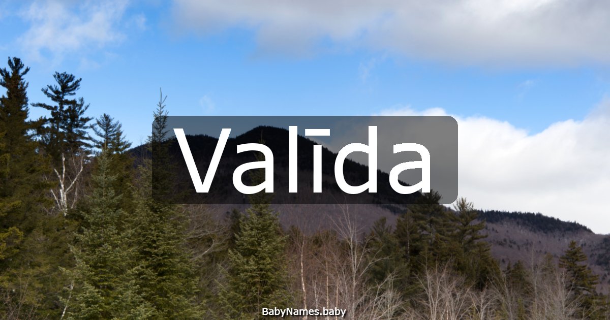 Valīda