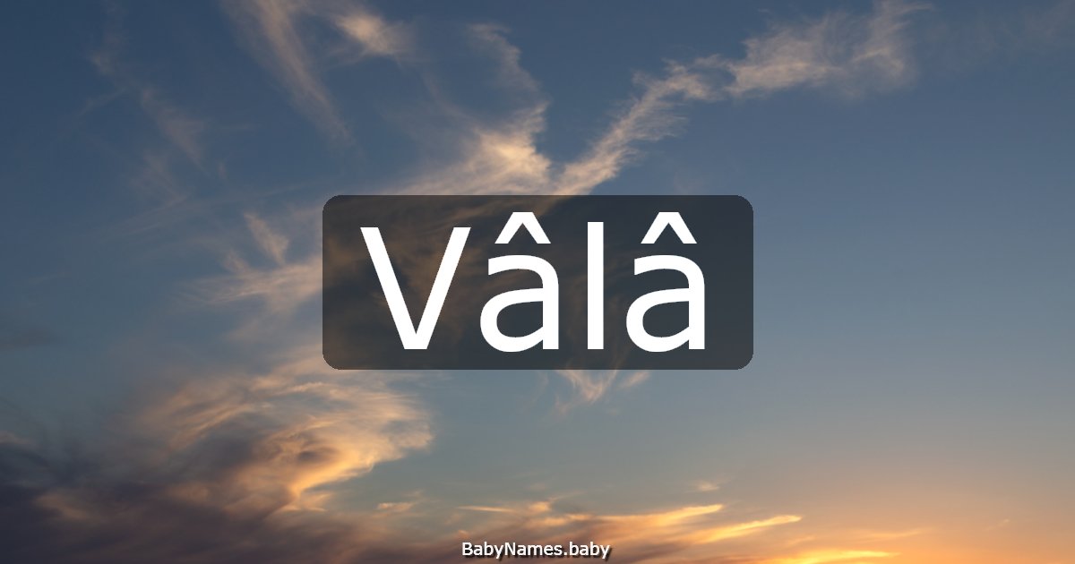 Vâlâ