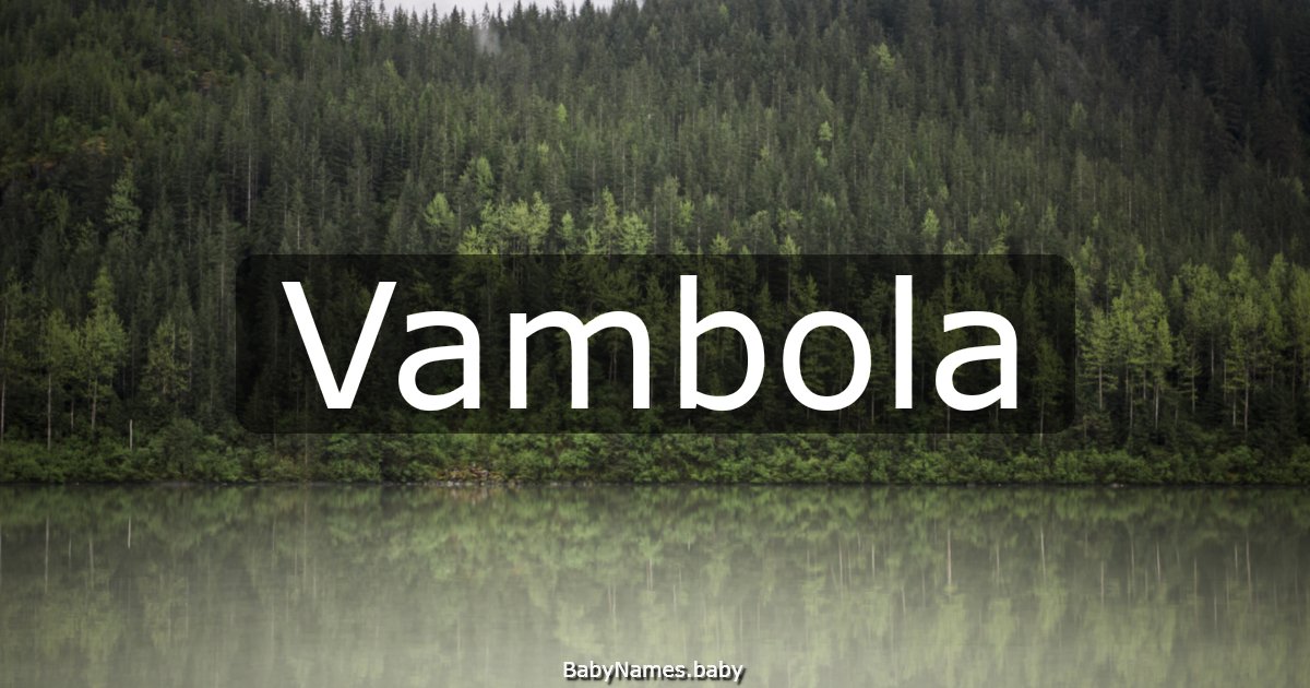 Vambola