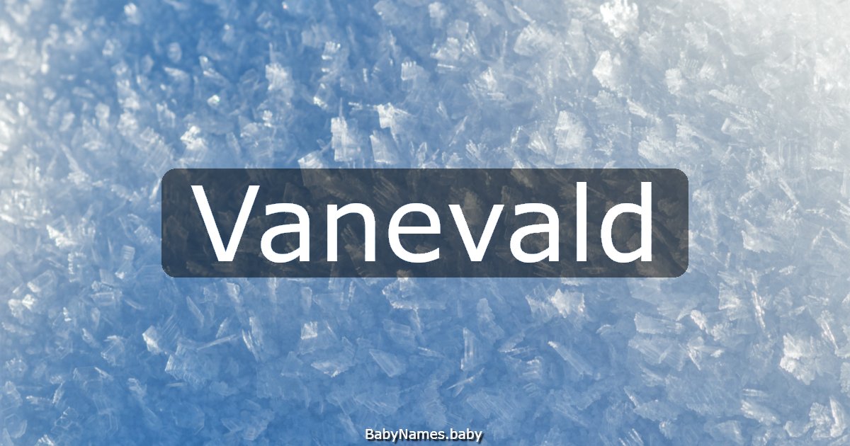 Vanevald