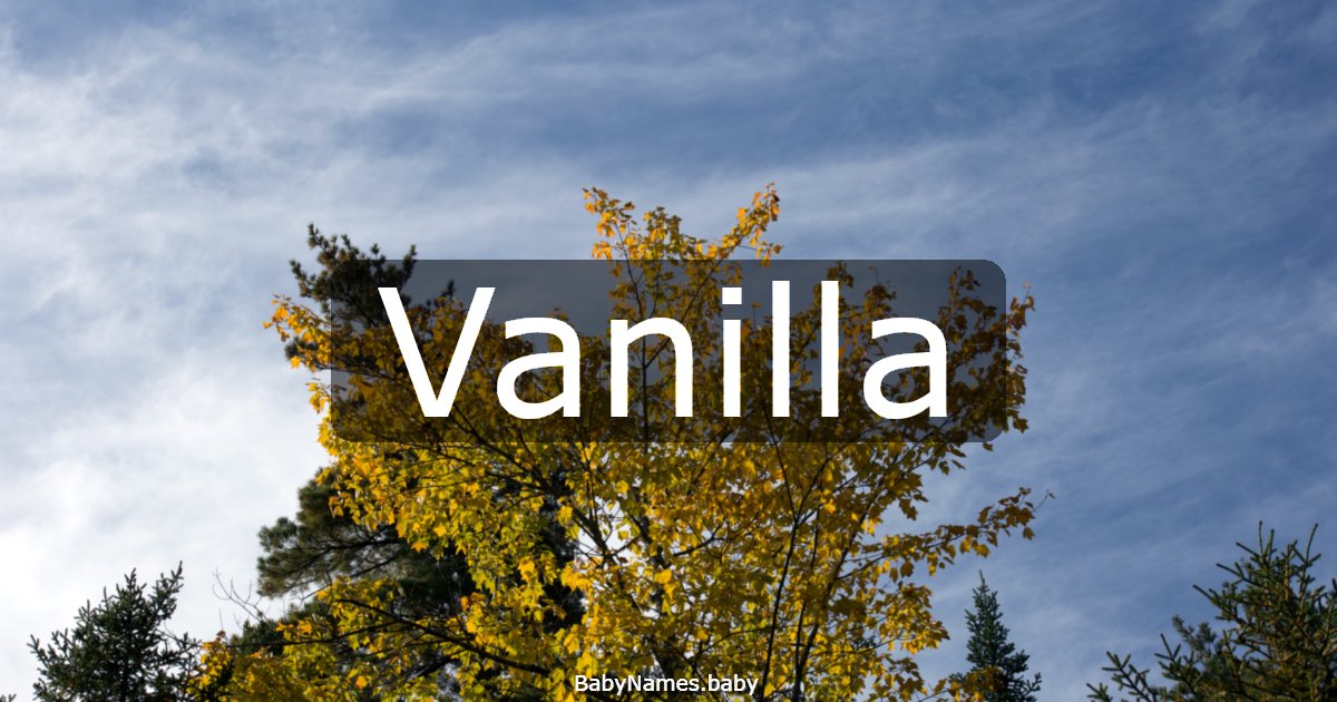 Vanilla