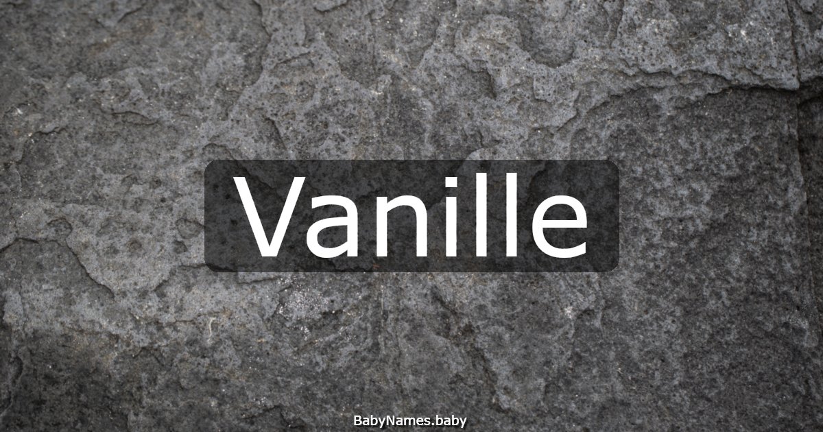Vanille