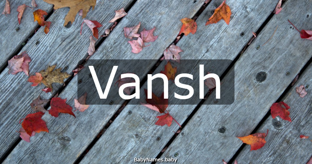 Vansh