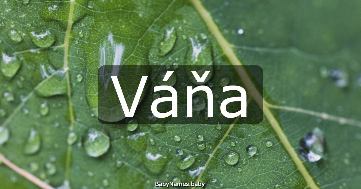 Váňa