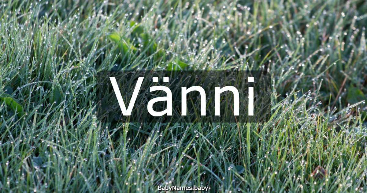 Vänni