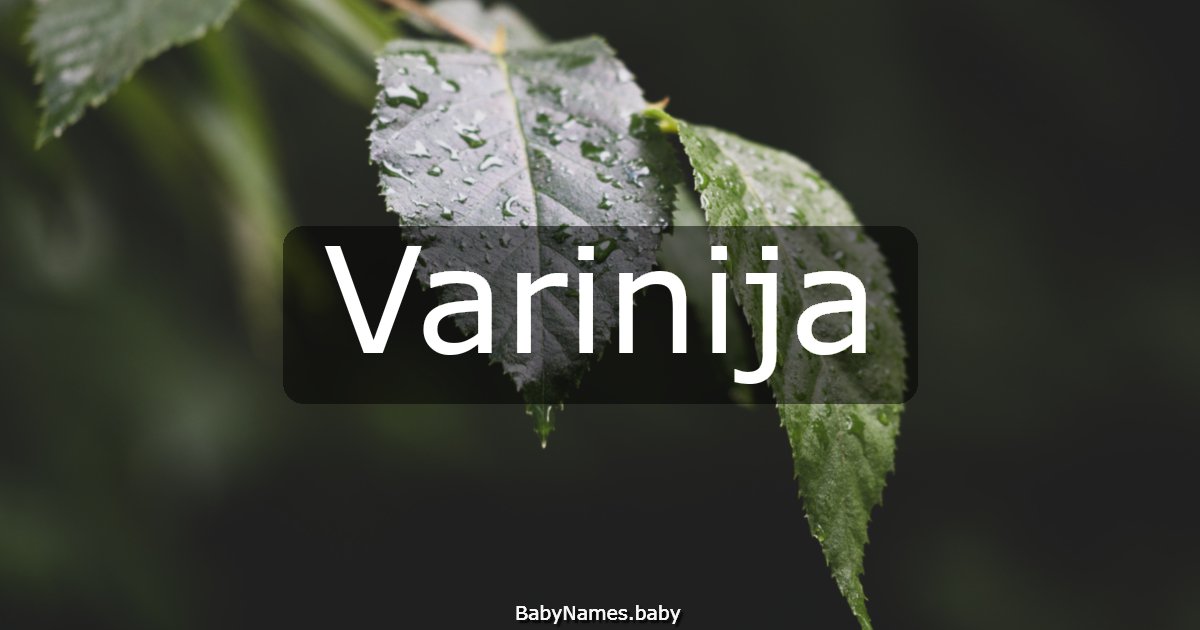 Varinija