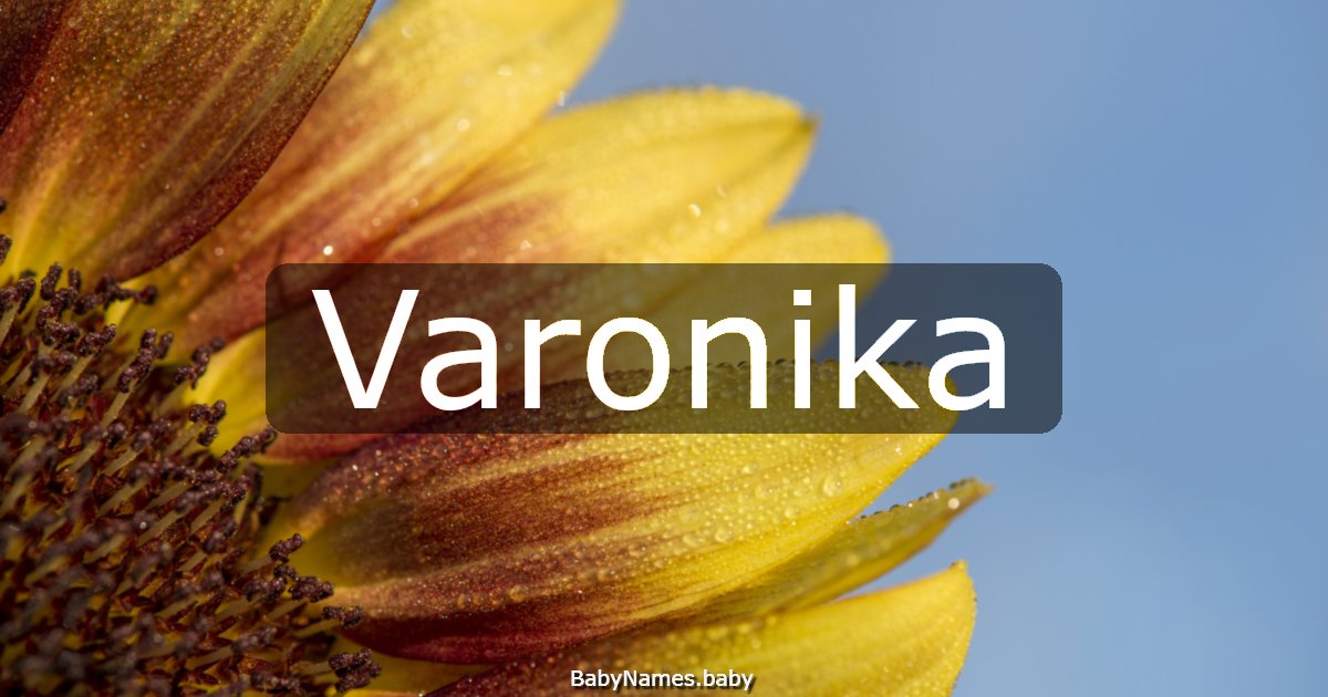 Varonika