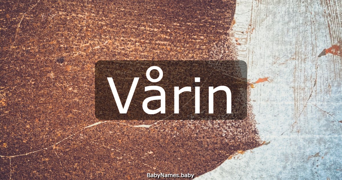 Vårin