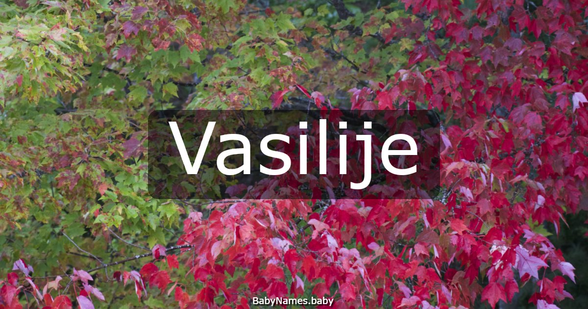 Vasilije
