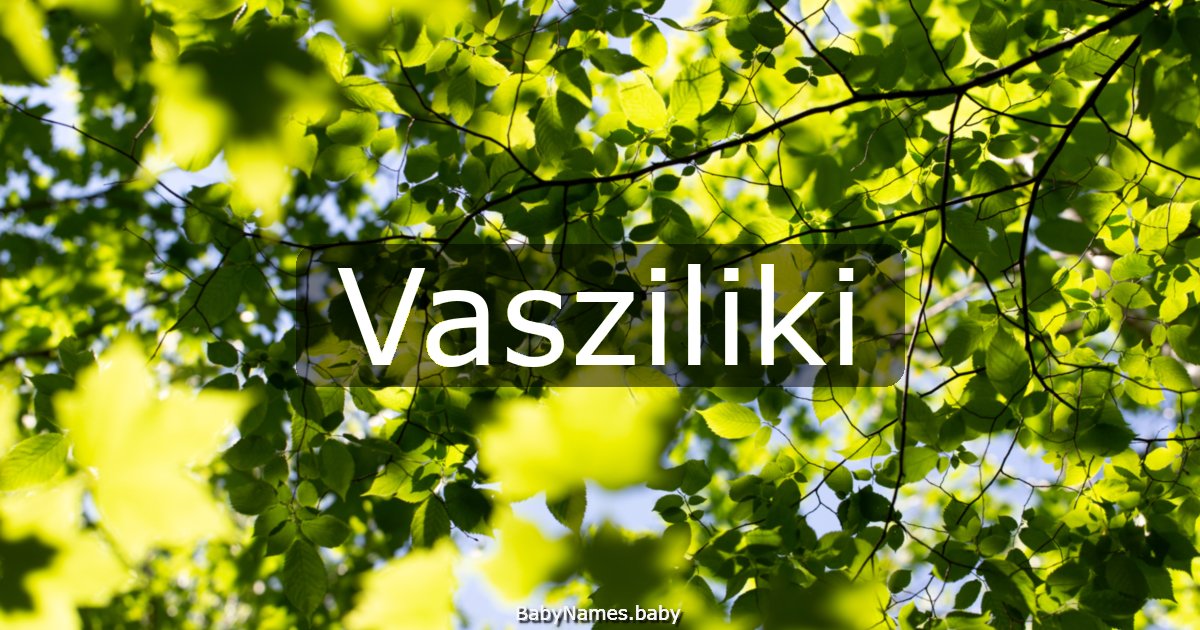 Vasziliki