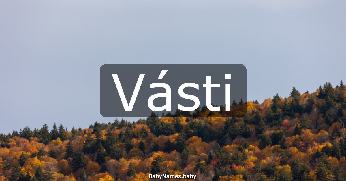 Vásti