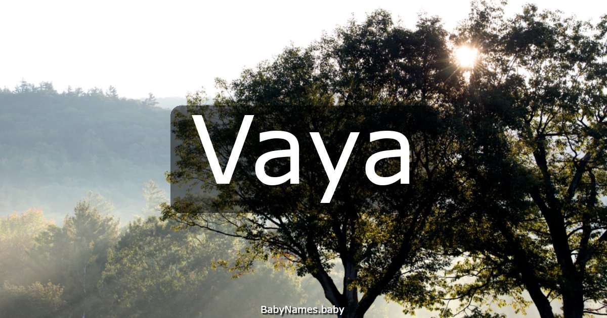 Vaya