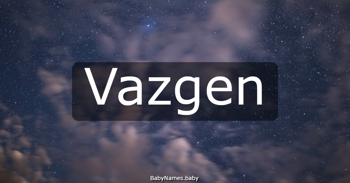 Vazgen