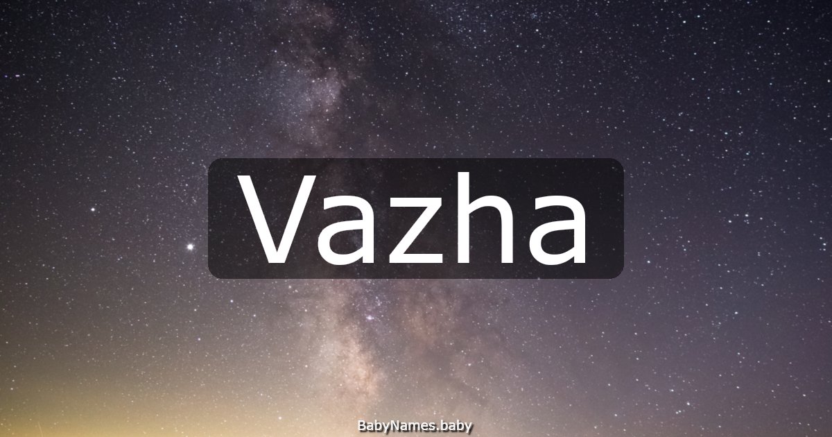 Vazha