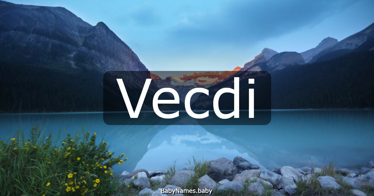Vecdi