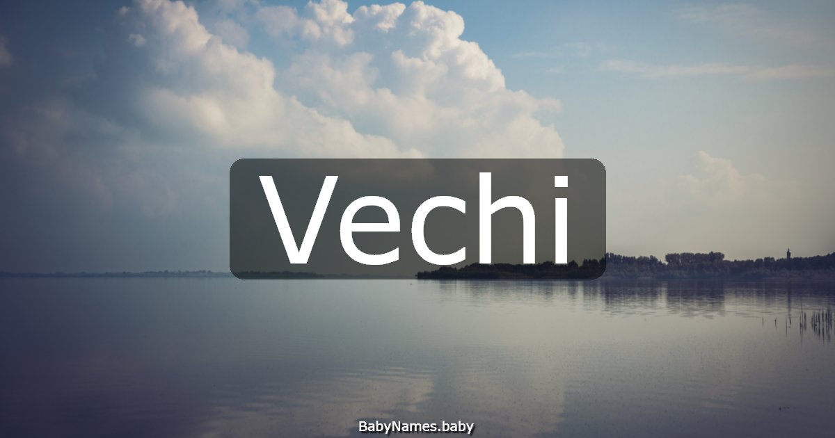 Vechi