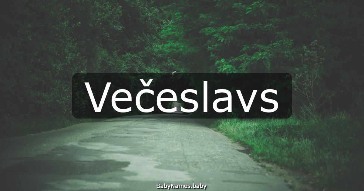 Večeslavs