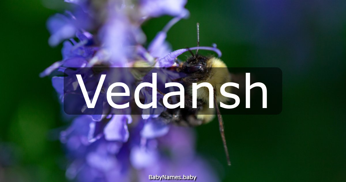 Vedansh