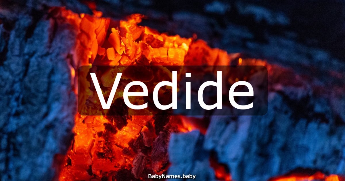 Vedide