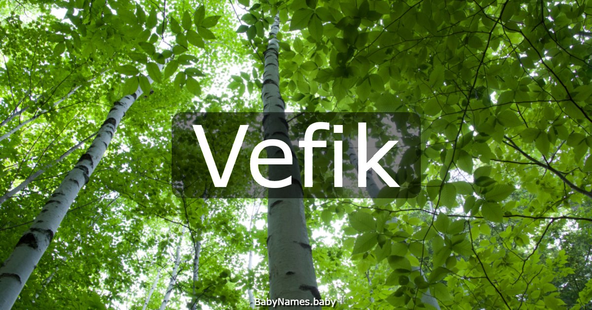 Vefik
