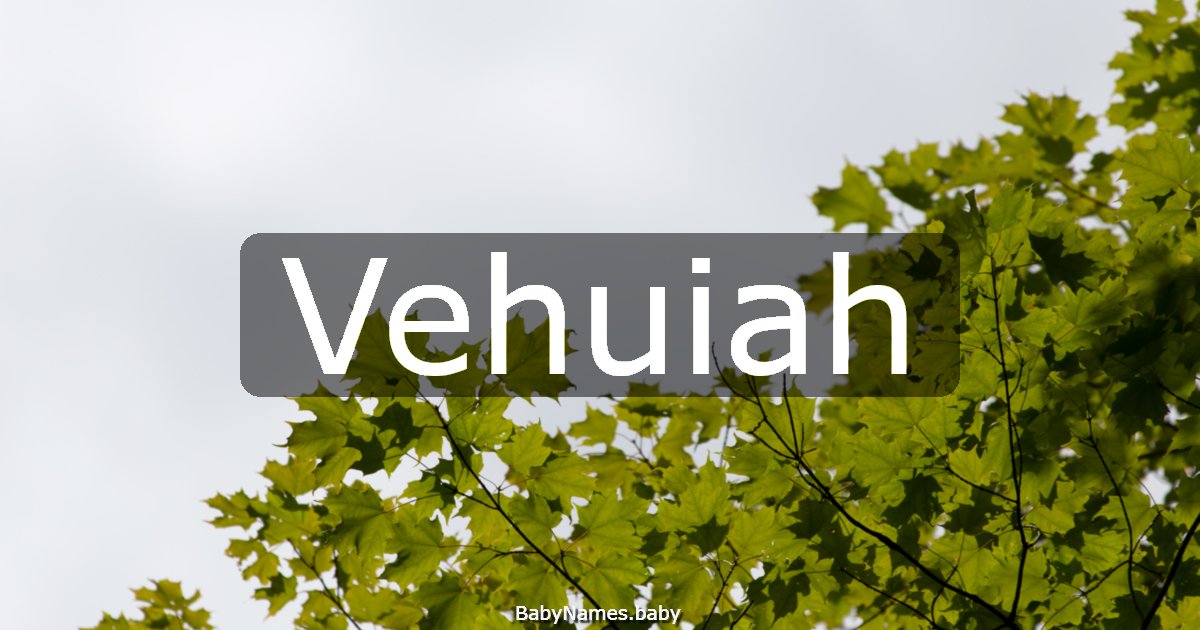 Vehuiah