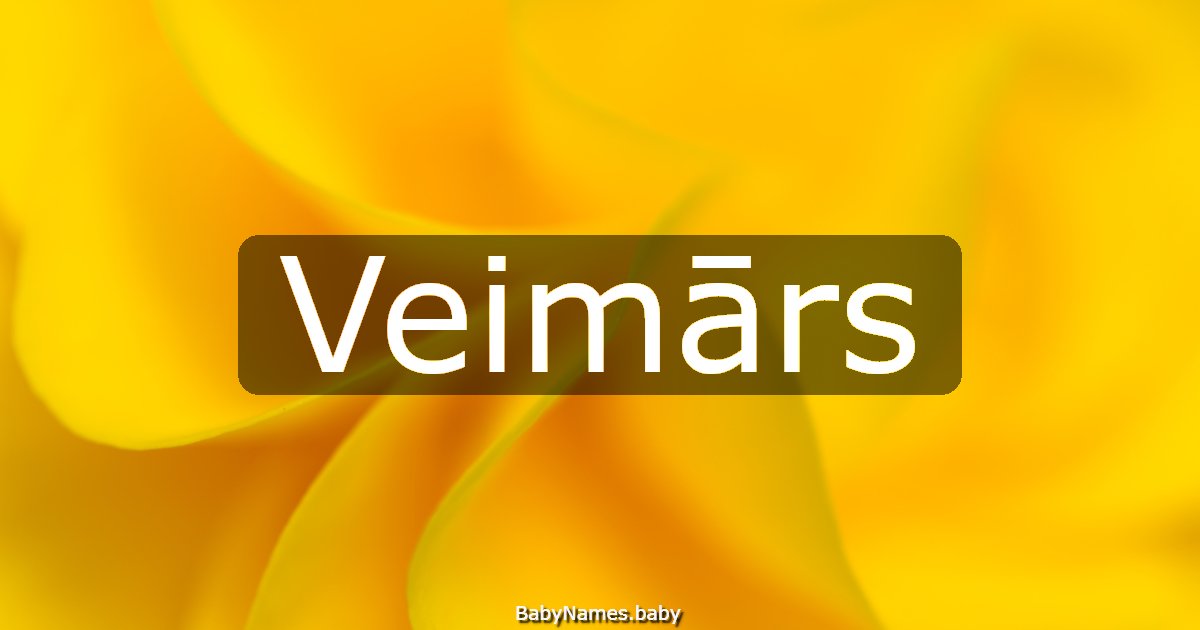 Veimārs