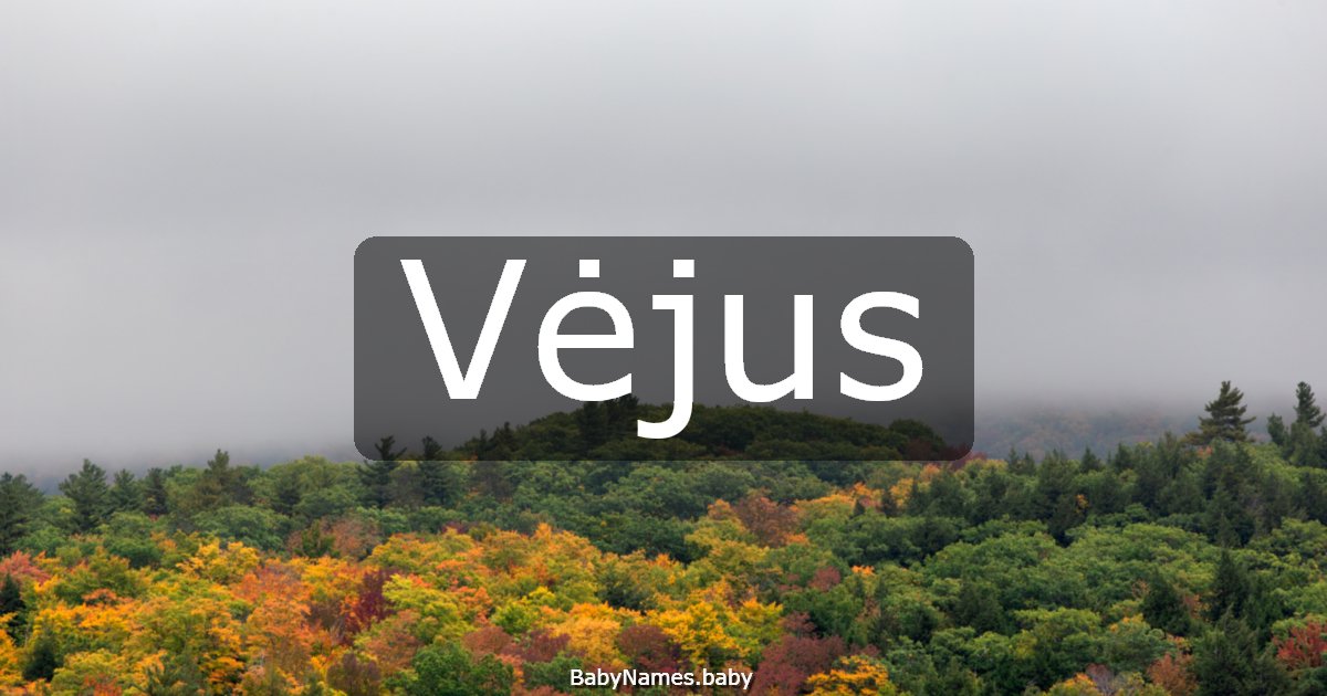 Vėjus