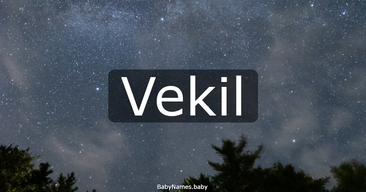 Vekil