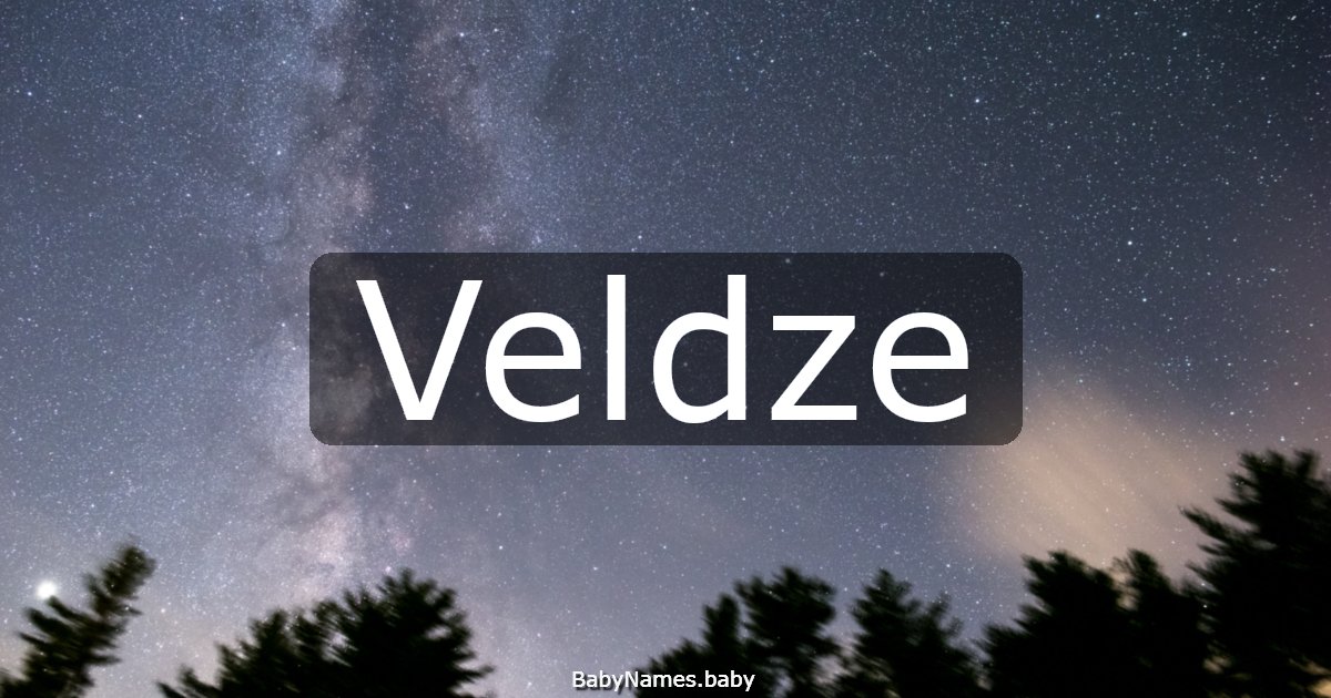 Veldze
