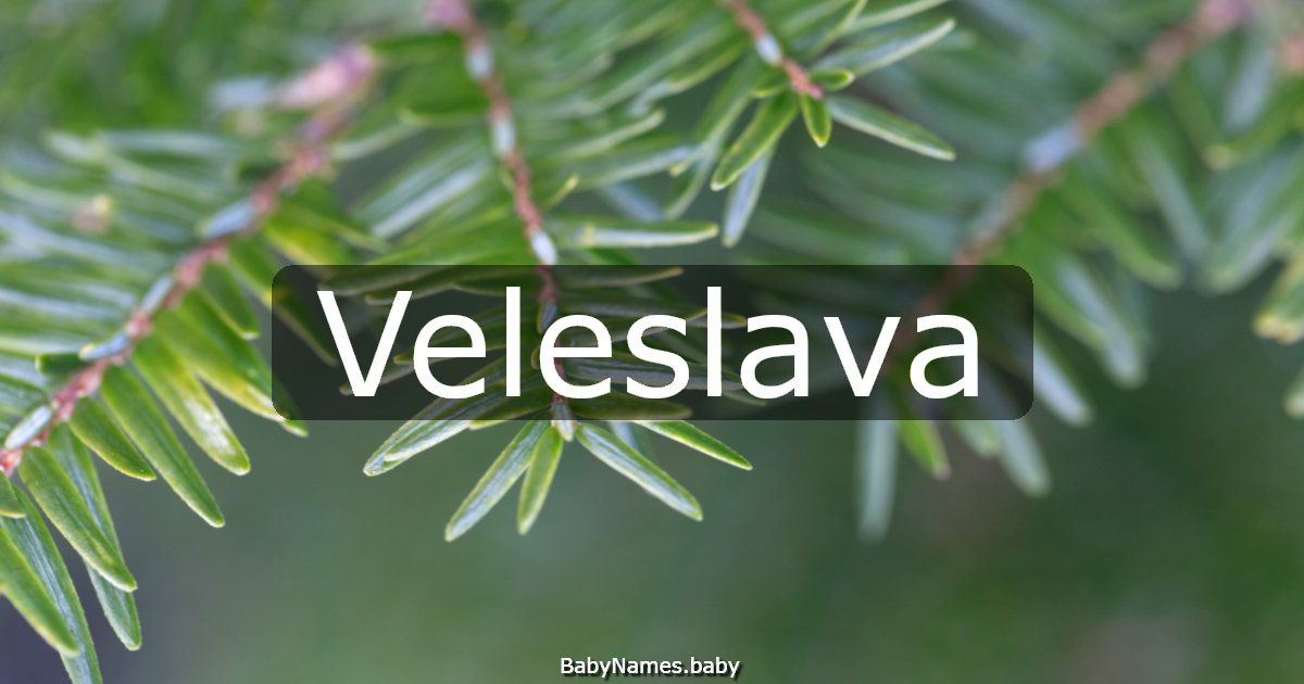 Veleslava