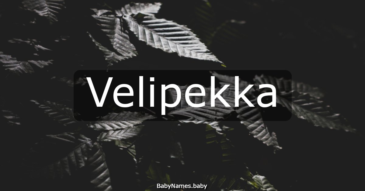Velipekka