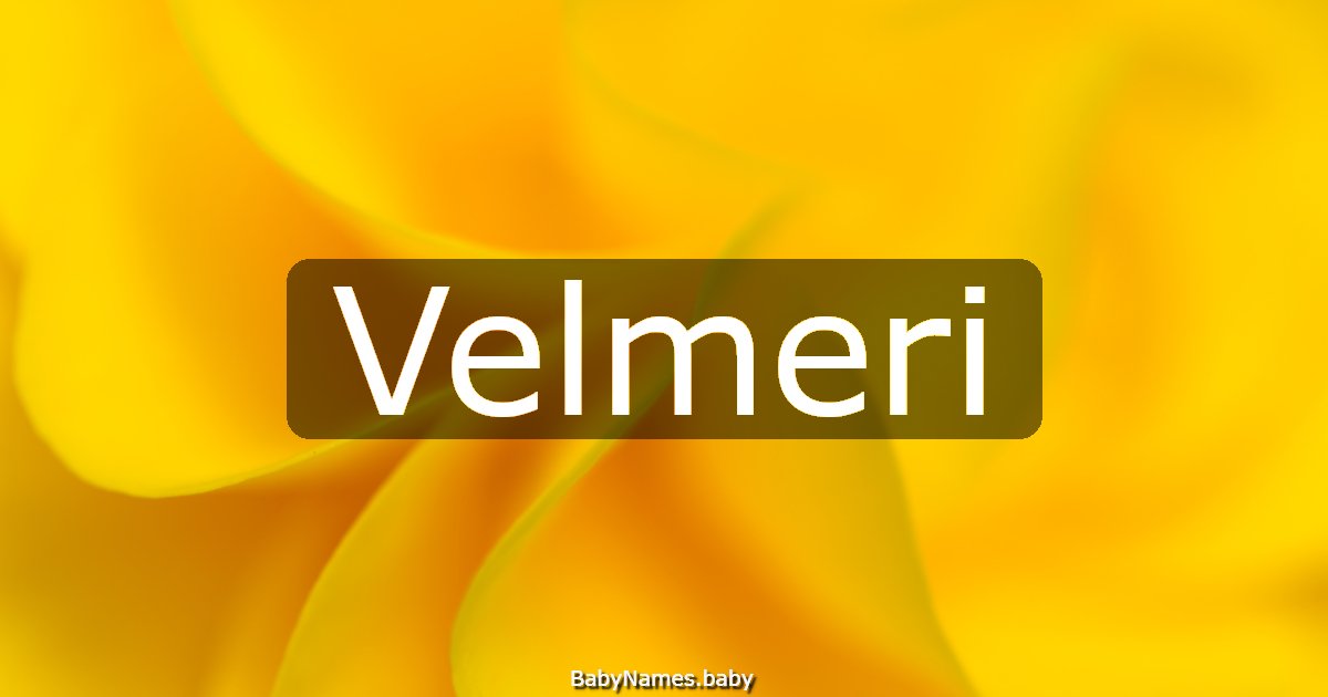 Velmeri