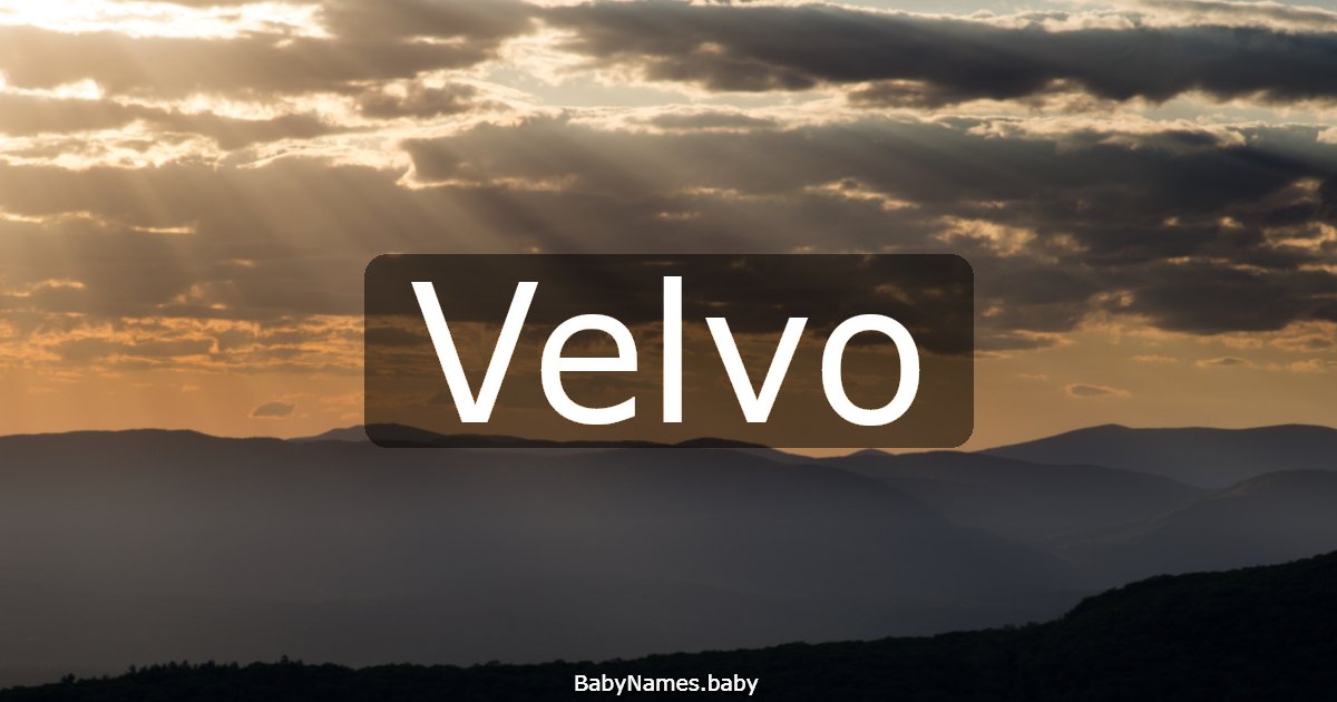 Velvo