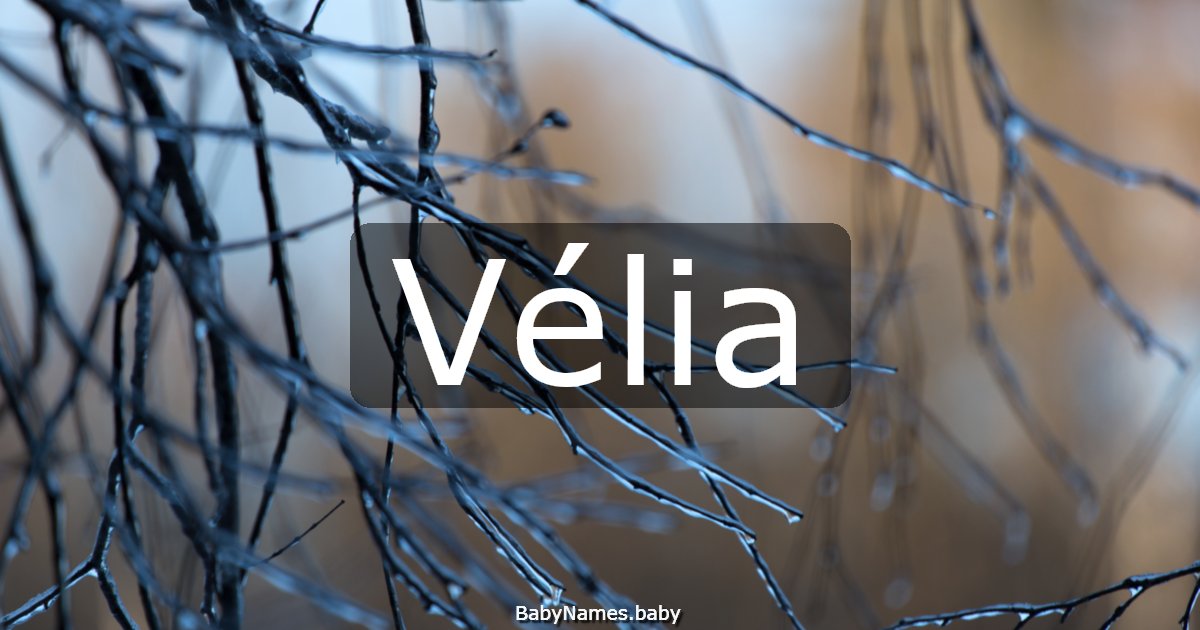 Vélia